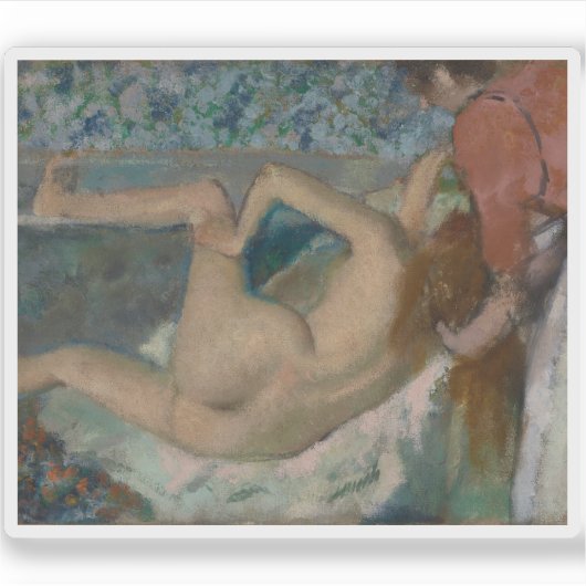 Edgar Degas – 入浴後 シール (正面)