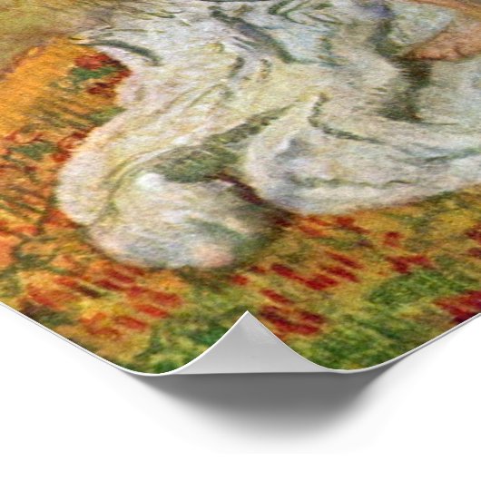 Edgar Degas – 入浴後 ポスター (角)