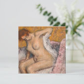 Edgar Degas – 入浴後 招待状 (スタンド正面)