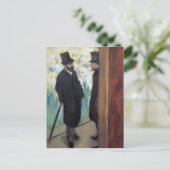 Edgar Degas：劇場仲間 ポストカード (スタンド正面)