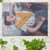 Edgar Degas – 女性アイロン キッチンタオル (折り畳み)