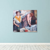 Edgar Degas – 女性アイロン キャンバスプリント (インサイチュ (ウッドフロア))
