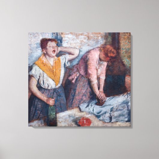 Edgar Degas – 女性アイロン キャンバスプリント (正面)