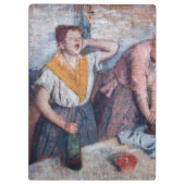 Edgar Degas – 女性アイロン クリップボード (裏面)