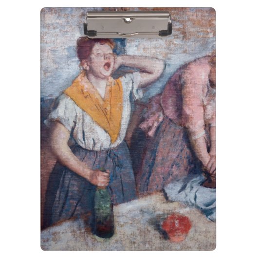 Edgar Degas – 女性アイロン クリップボード (正面)