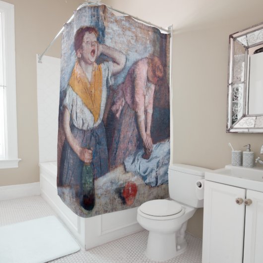 Edgar Degas – 女性アイロン シャワーカーテン (インサイチュ)