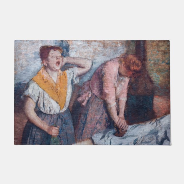 Edgar Degas – 女性アイロン ドアマット (正面)