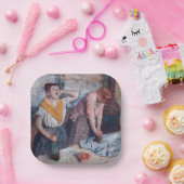 Edgar Degas – 女性アイロン ペーパープレート (パーティー)