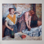Edgar Degas – 女性アイロン ポスター (正面)
