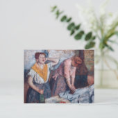 Edgar Degas – 女性アイロン ポストカード (スタンド正面)