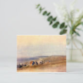 Edgar Degas – 湾の上の崖の上の家 ポストカード (スタンド正面)