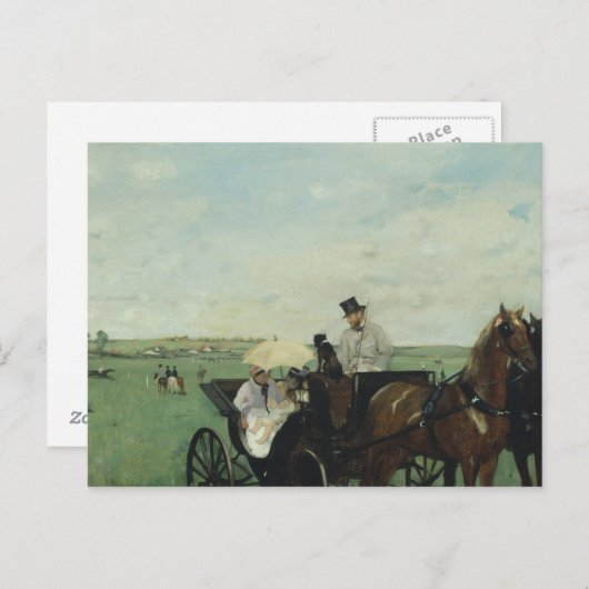 Edgar Degas – 田舎のレース ポストカード (正面/裏面)