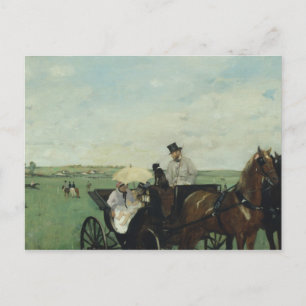 Edgar Degas – 田舎のレース ポストカード