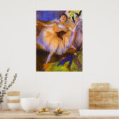 Edgar Degas – 着席ダンサー1879-1880バストウーマン ポスター (キッチン)