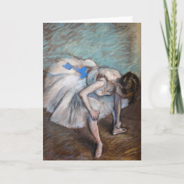 Edgar Degas – 着席ダンサー カード