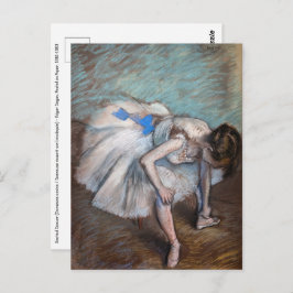 Edgar Degas – 着席ダンサー ポストカード