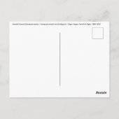 Edgar Degas – 着席ダンサー ポストカード (裏面)