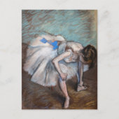 Edgar Degas – 着席ダンサー ポストカード (正面)