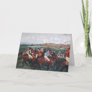 Edgar Degas – 紳士レース カード