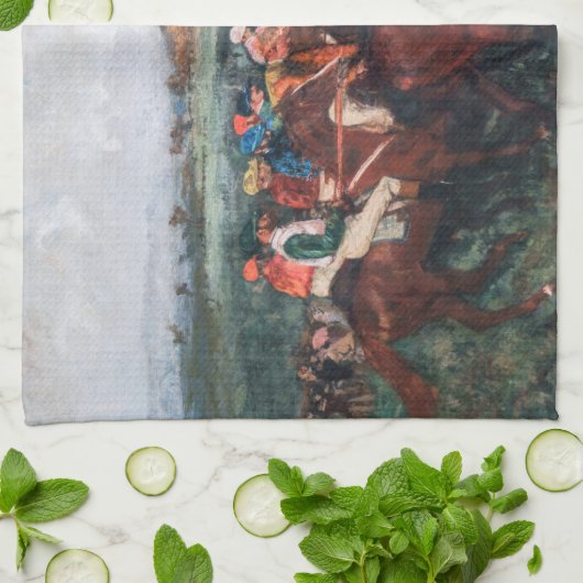 Edgar Degas – 紳士レース キッチンタオル (折り畳み)