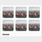 Edgar Degas – 紳士レース スクエアシール (シート)