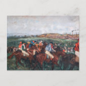 Edgar Degas – 紳士レース ポストカード (正面)
