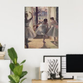 Edgar Degas – 練習室1873で3人のダンサー ポスター (ホームオフィス)