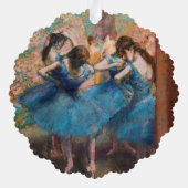 Edgar Degas – 青のダンサー オーナメントカード (裏面)