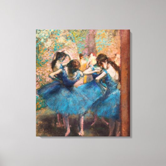 Edgar Degas – 青のダンサー キャンバスプリント (正面)