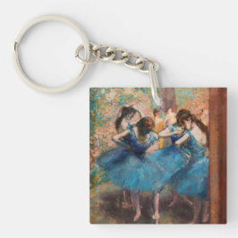 Edgar Degas – 青のダンサー キーホルダー
