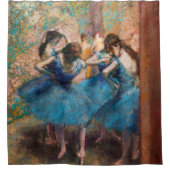 Edgar Degas – 青のダンサー シャワーカーテン (正面)
