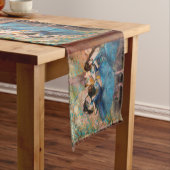 Edgar Degas – 青のダンサー ショートテーブルランナー (インサイチュ)