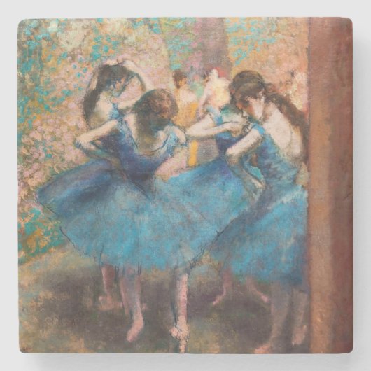 Edgar Degas – 青のダンサー ストーンコースター (正面)
