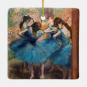 Edgar Degas – 青のダンサー セラミックオーナメント (裏面)
