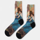 Edgar Degas – 青のダンサー ソックス (左)