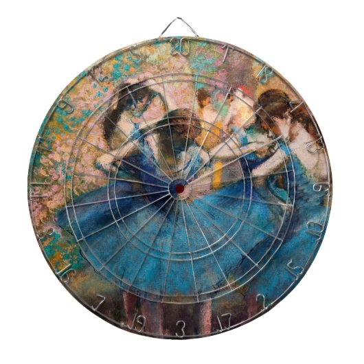 Edgar Degas – 青のダンサー ダーツボード (正面)