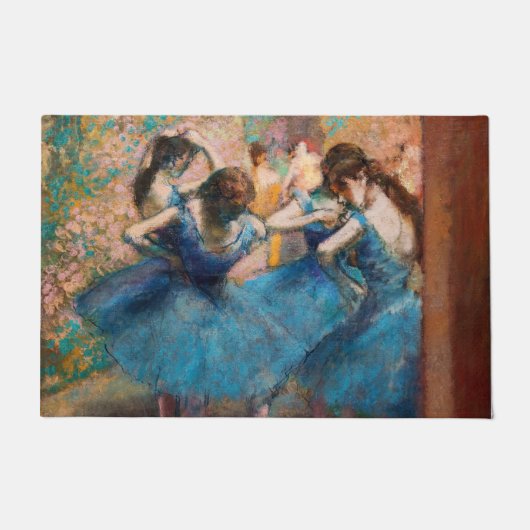 Edgar Degas – 青のダンサー ドアマット (正面)
