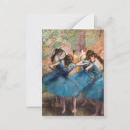 Edgar Degas – 青のダンサー ノートカード