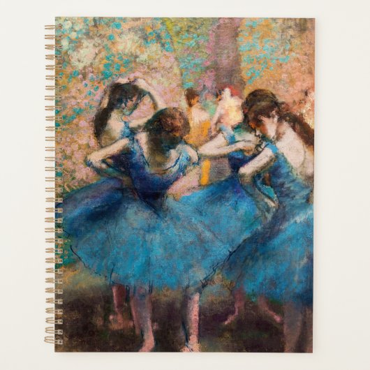 Edgar Degas – 青のダンサー プランナー手帳 (正面)