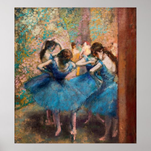 Edgar Degas – 青のダンサー ポスター (正面)