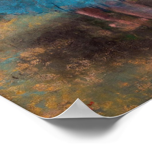 Edgar Degas – 青のダンサー ポスター (角)