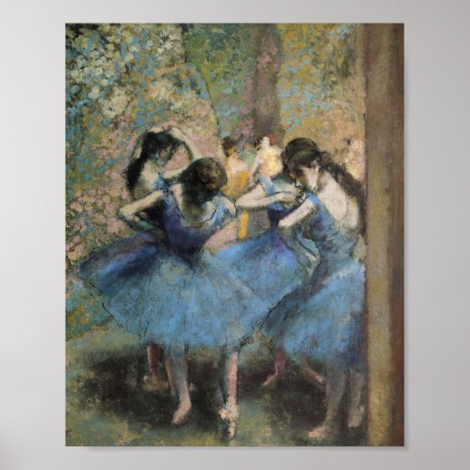 Edgar Degas – 青のダンサー ポスター (正面)