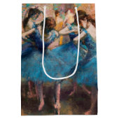 Edgar Degas – 青のダンサー ミディアムペーパーバッグ (裏面)