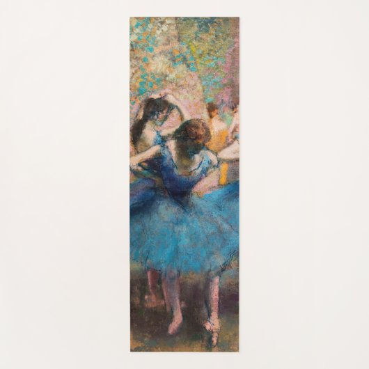 Edgar Degas – 青のダンサー ヨガマット (正面)