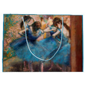 Edgar Degas – 青のダンサー ラージペーパーバッグ (裏面)