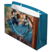 Edgar Degas – 青のダンサー ラージペーパーバッグ (裏面アングル)