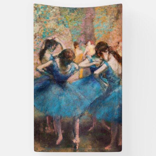 Edgar Degas – 青のダンサー 横断幕 (縦)