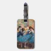 Edgar Degas – 青のダンサー – QRコード ラゲッジタグ (裏面縦)