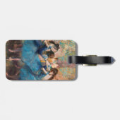 Edgar Degas – 青のダンサー – QRコード ラゲッジタグ (裏面横)
