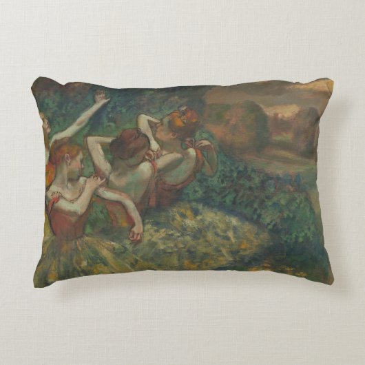 Edgar Degas - 4人のダンサー アクセントクッション (正面)